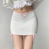 Lace Wool Knit Skirt