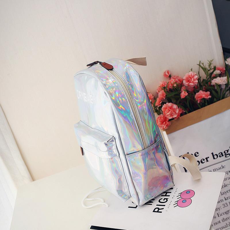 Holographic Crybaby Backpack SD00659 - SYNDROME - Cute Kawaii Harajuku Street Fashion Store