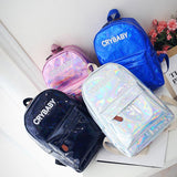 Holographic Crybaby Backpack SD00659 - SYNDROME - Cute Kawaii Harajuku Street Fashion Store