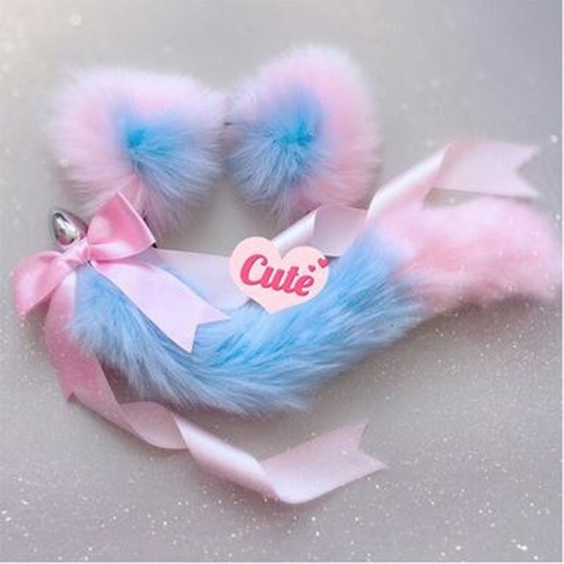 Luxury Neko Tail & Ear Sets petplay DDLG Playground 