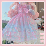 Pocket Kitten Lolita Dress - cat dress, dresses, chiffon, classic lolita, fairy kei