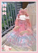 Pocket Kitten Lolita Dress - cat dress, dresses, chiffon, classic lolita, fairy kei