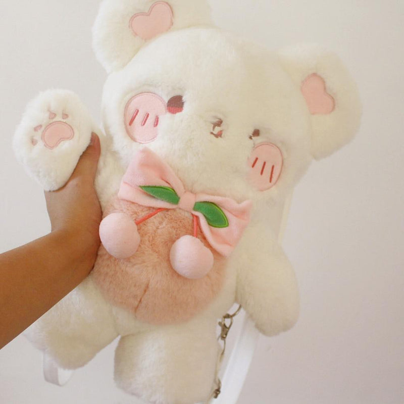 Peachy Bear Backpack