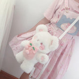 Peachy Bear Backpack